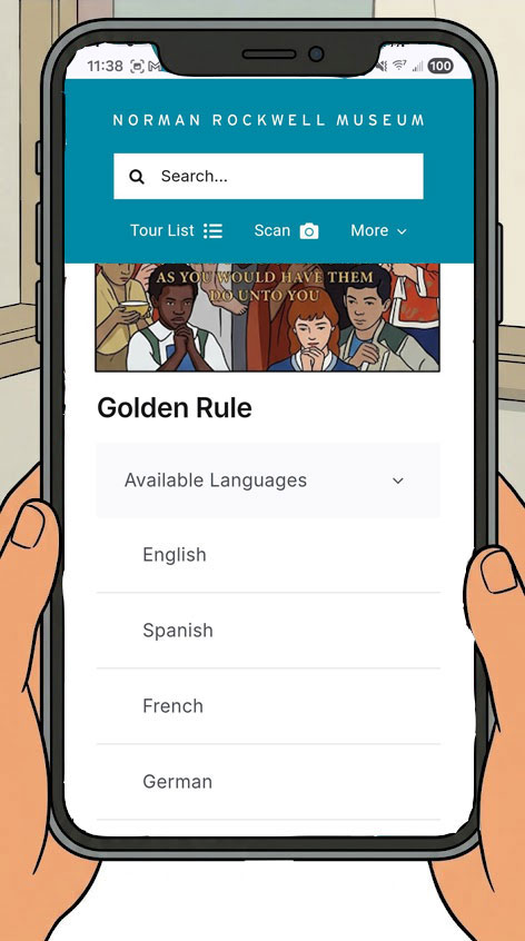 Audio Tour: Audio Stop - Language Selection
