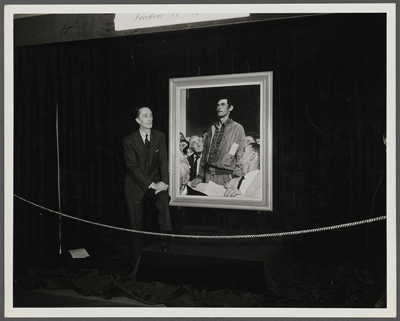Norman Rockwell at Hecht's Department Store