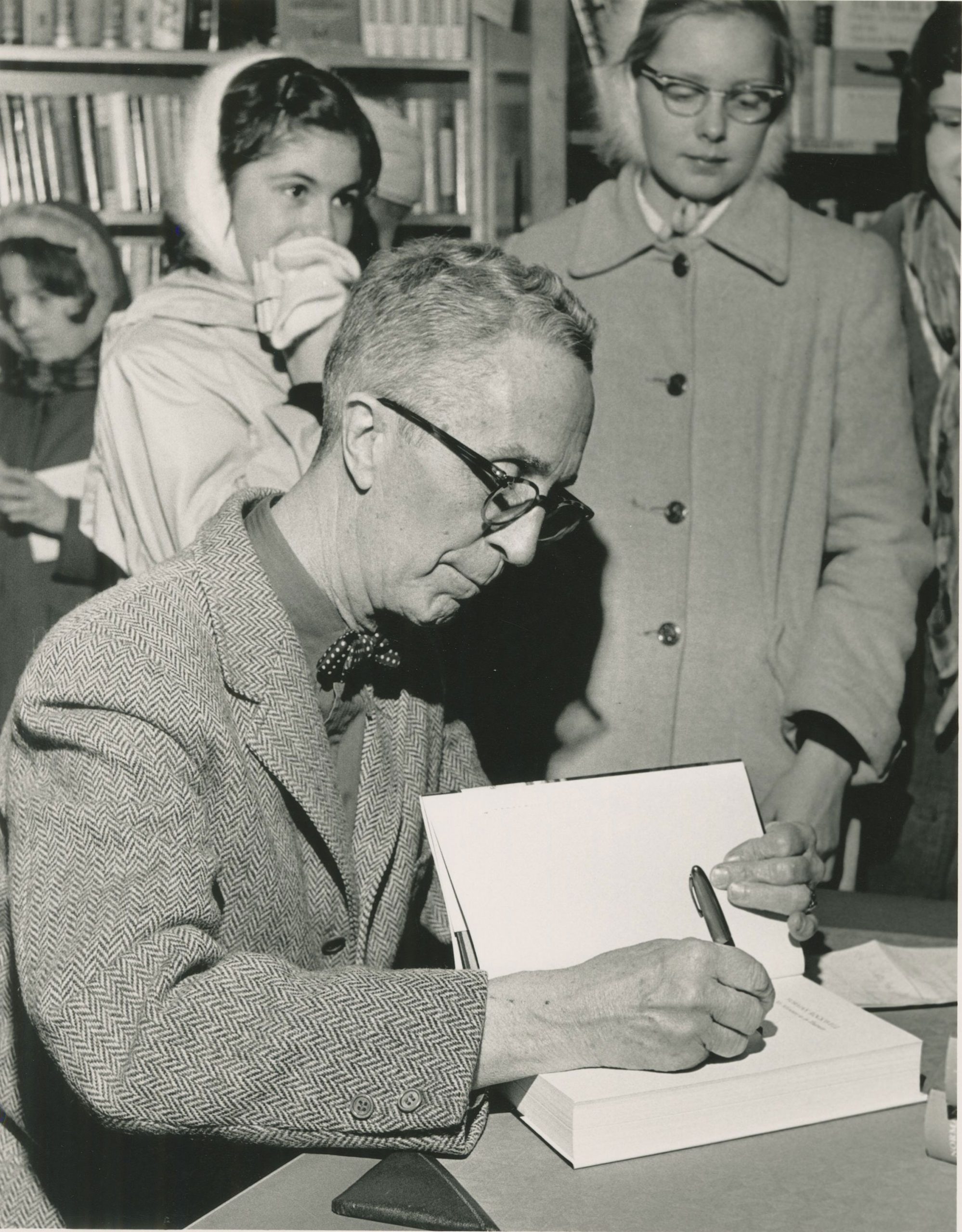 Norman Rockwell Signing My Adventures as an Illustrator