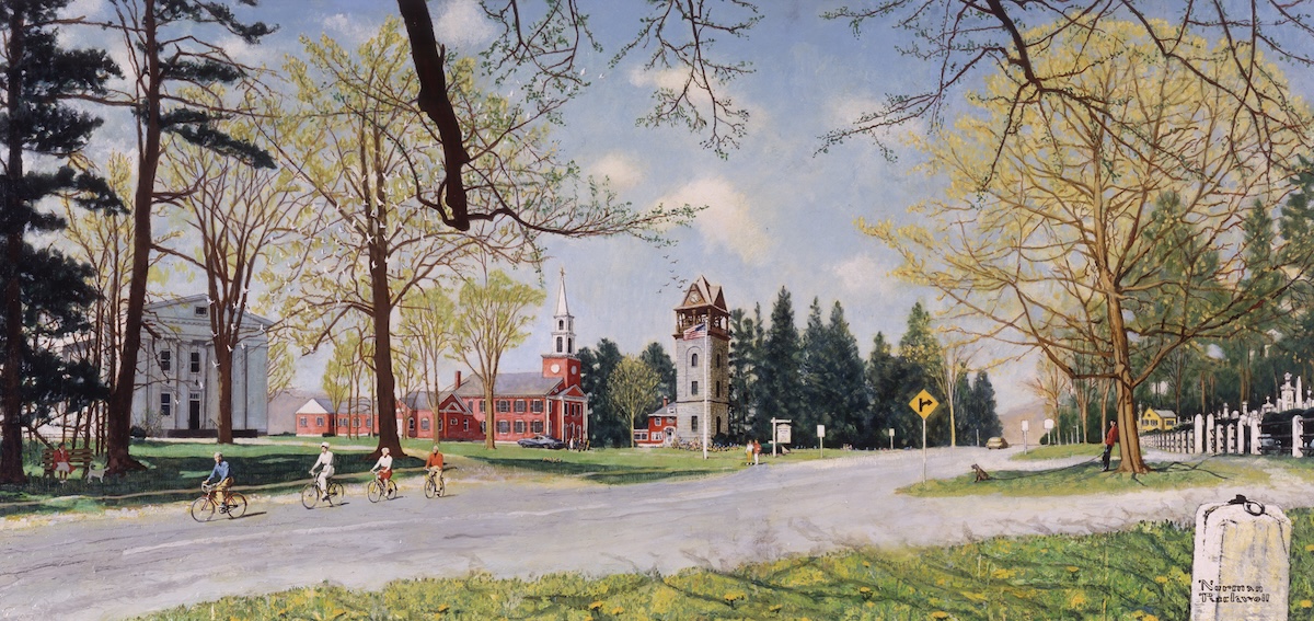 Norman Rockwell’s 78th Spring (Springtime in Stockbridge)