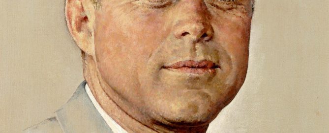 Portrait of John F Kennedy