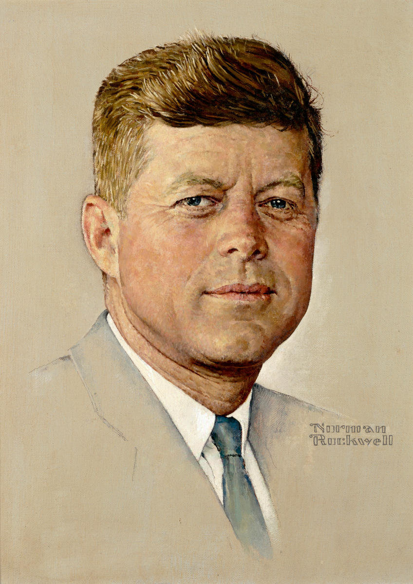 Portrait of John F Kennedy