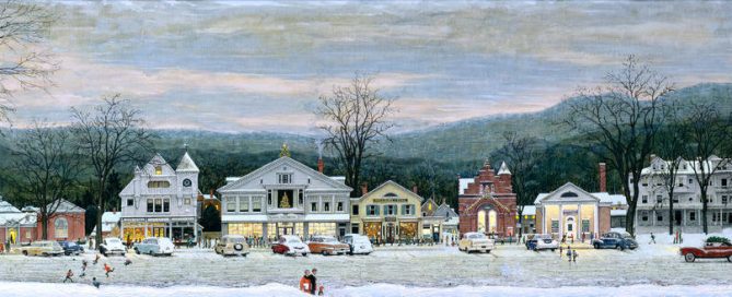 Stockbridge Main Street at Christmas