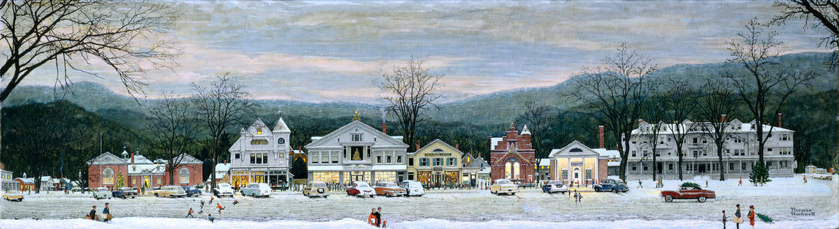 Stockbridge Main Street at Christmas