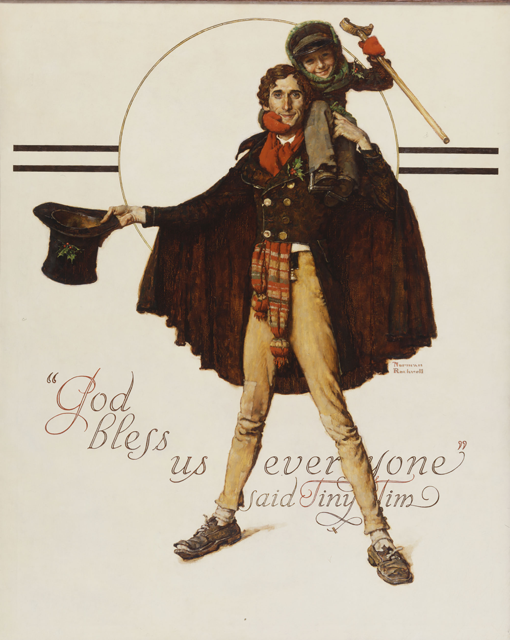 Tiny Tim and Bob Cratchit,